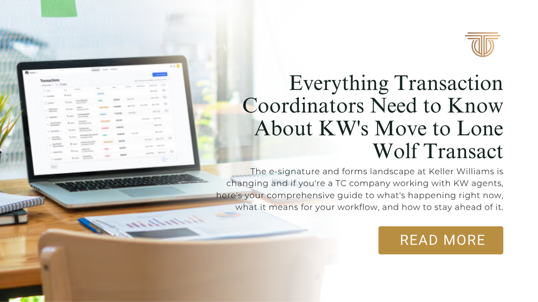 Everything Transaction Coordinators Need to Know About KW's Move to Lone Wolf Transact