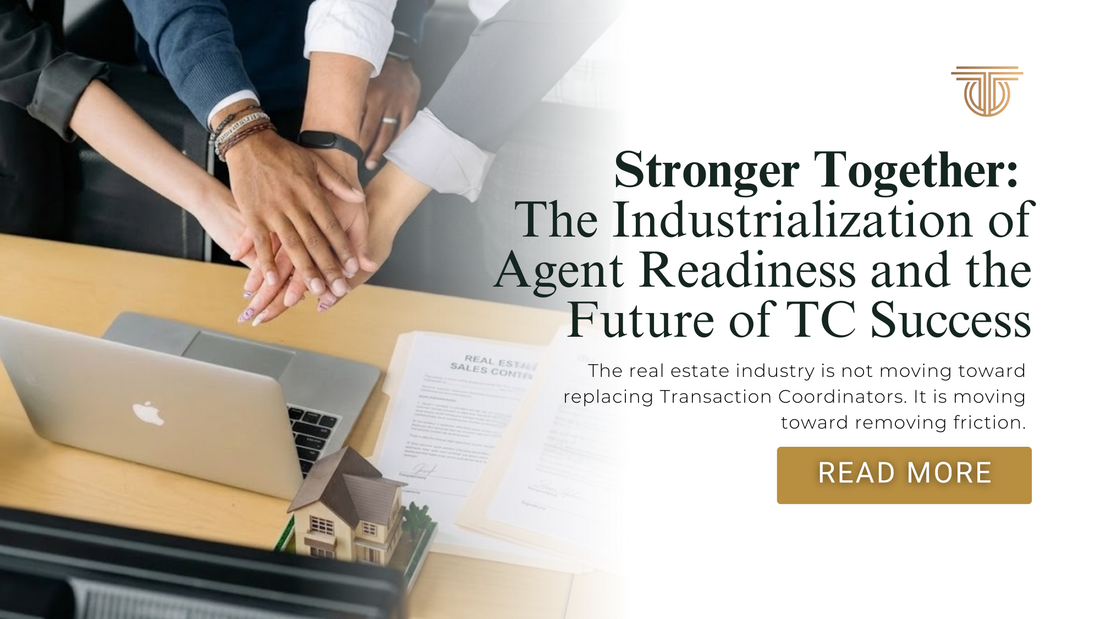Stronger Together: The Industrialization of Agent Readiness and the Future of TC Success