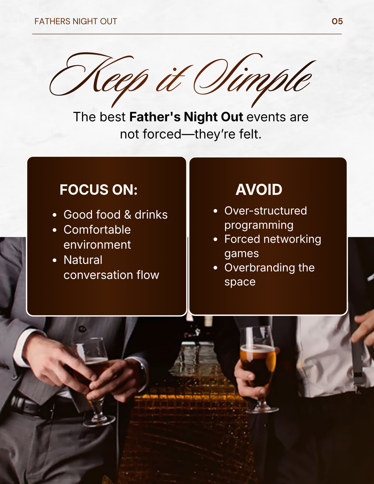 Father's Night Out Event Guide