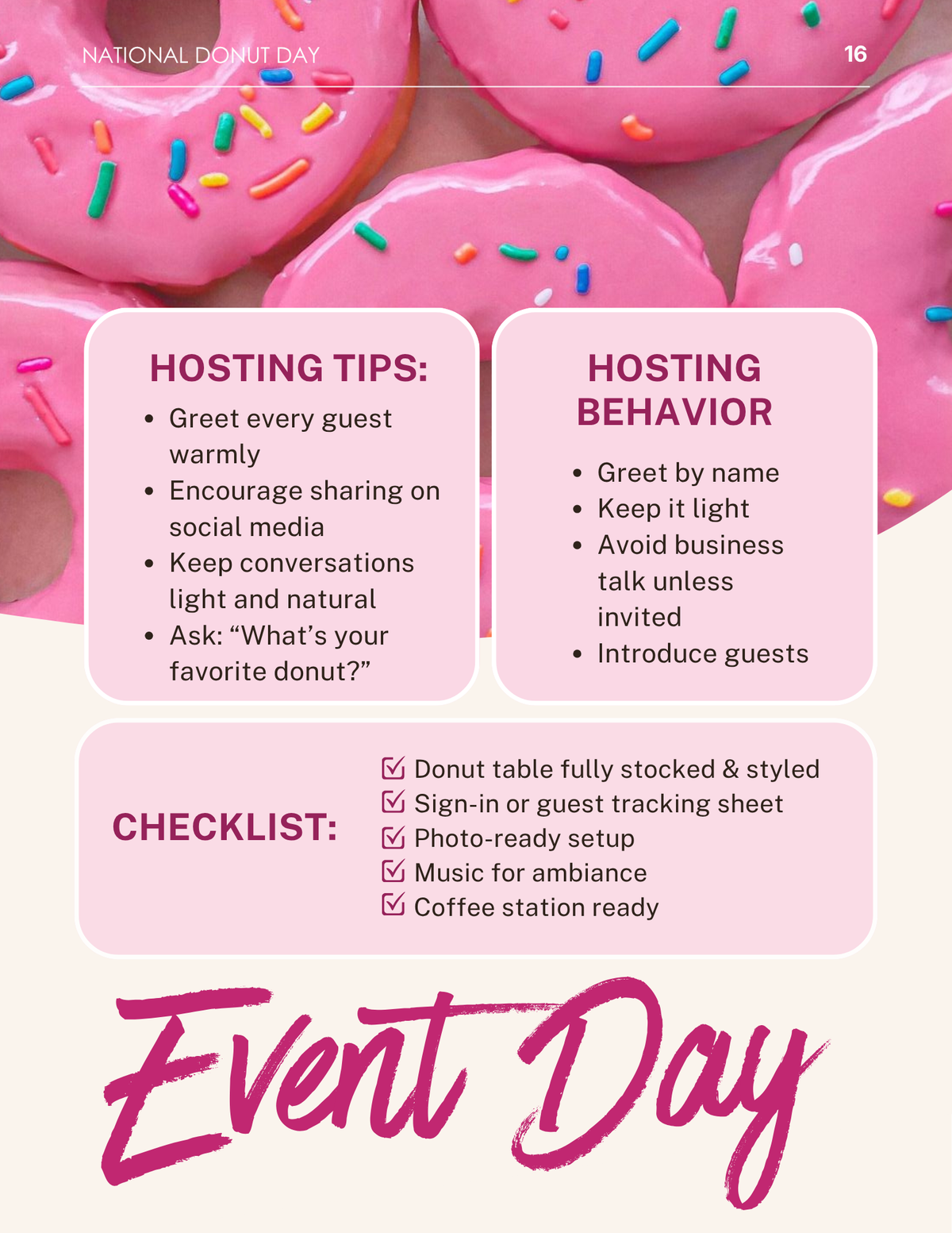 National Donut Day Event Guide
