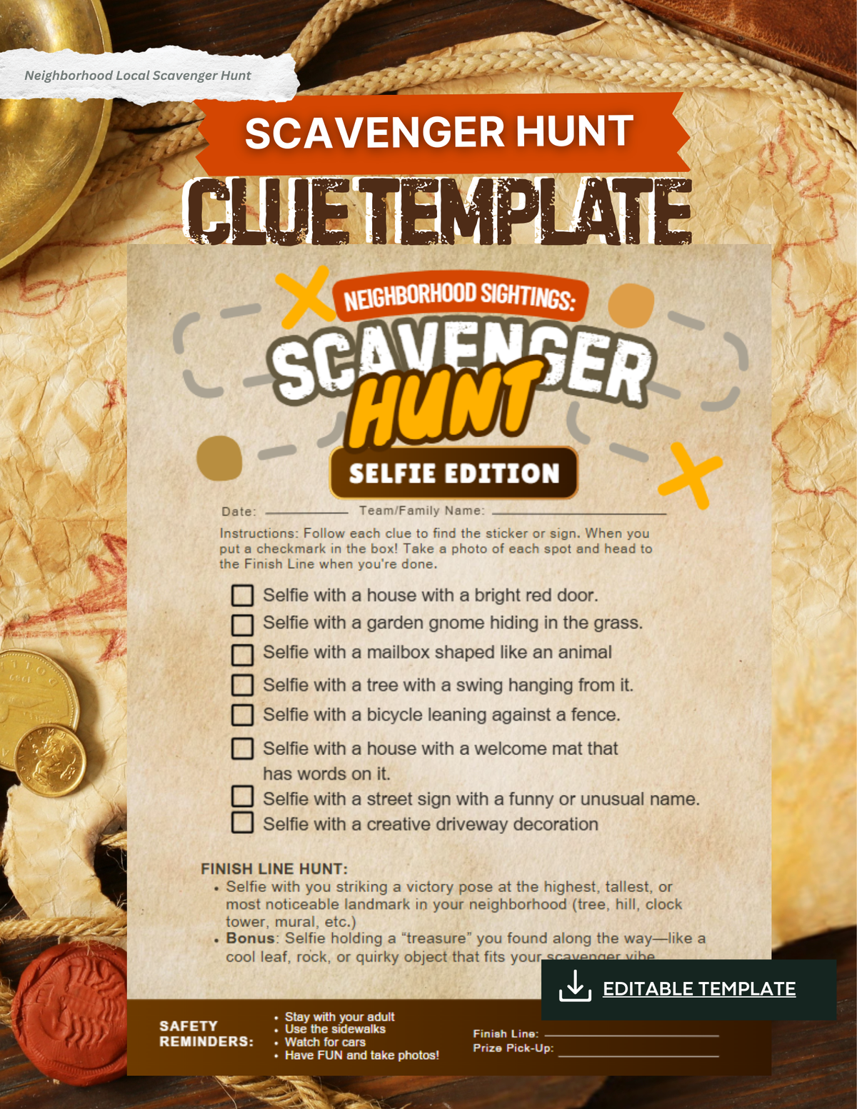 Neighborhood Sightings: Local Scavenger Hunt Event Guide